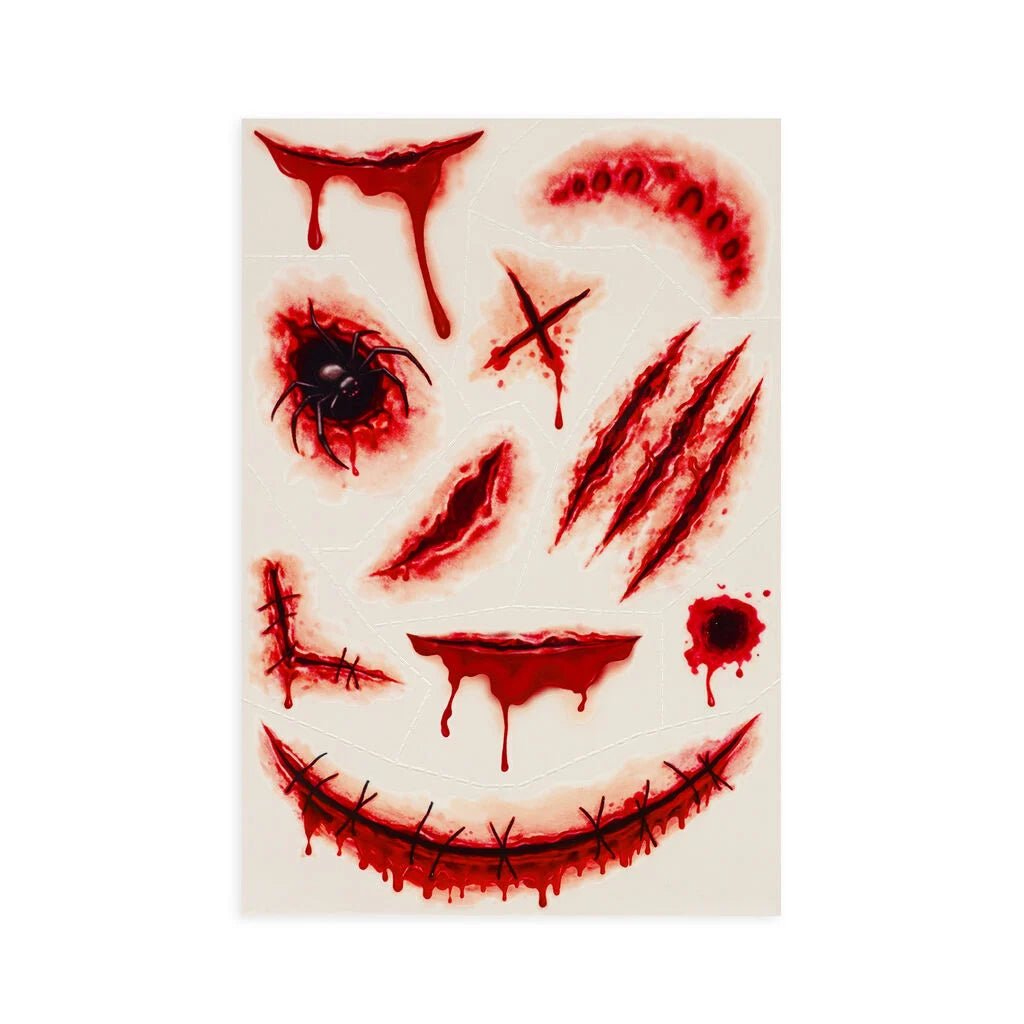 Tatouages éphémères visage et corps LEGAMI - Halloween Edition - Tattoos - 8052694143190
