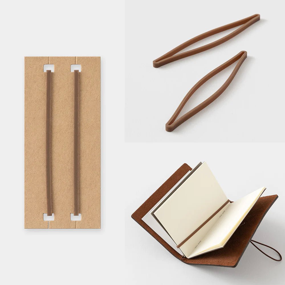 TRAVELER'S notebook 20TH ANNIVERSARY SET - card size - marron - 4902805154123