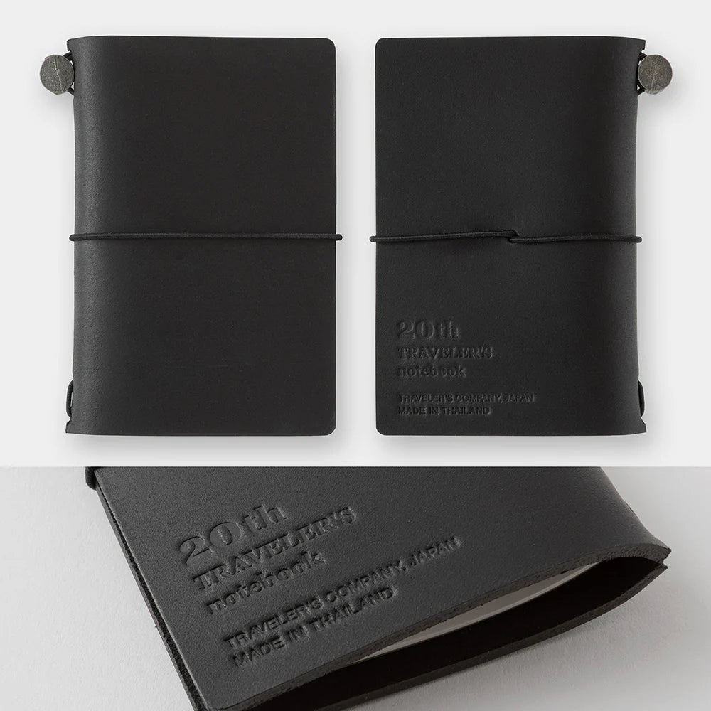 TRAVELER'S notebook 20TH ANNIVERSARY SET - card size - noir - 4902805154116