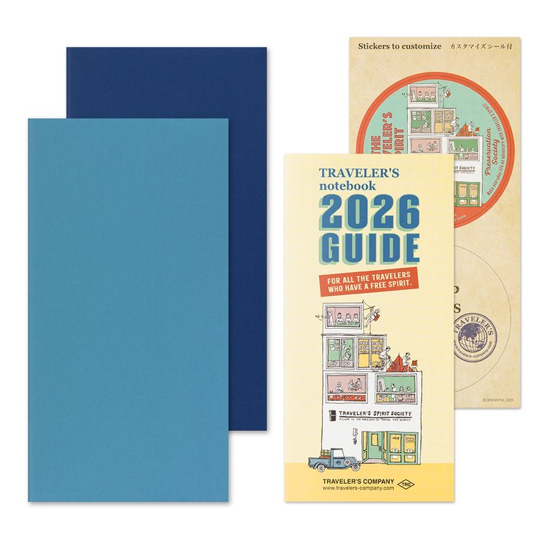 TRAVELER'S notebook - agenda semainier 2026 avec notes (regular size) - 