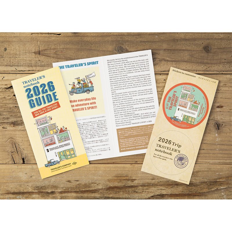 TRAVELER'S notebook - agenda semainier 2026 avec notes (regular size) - 