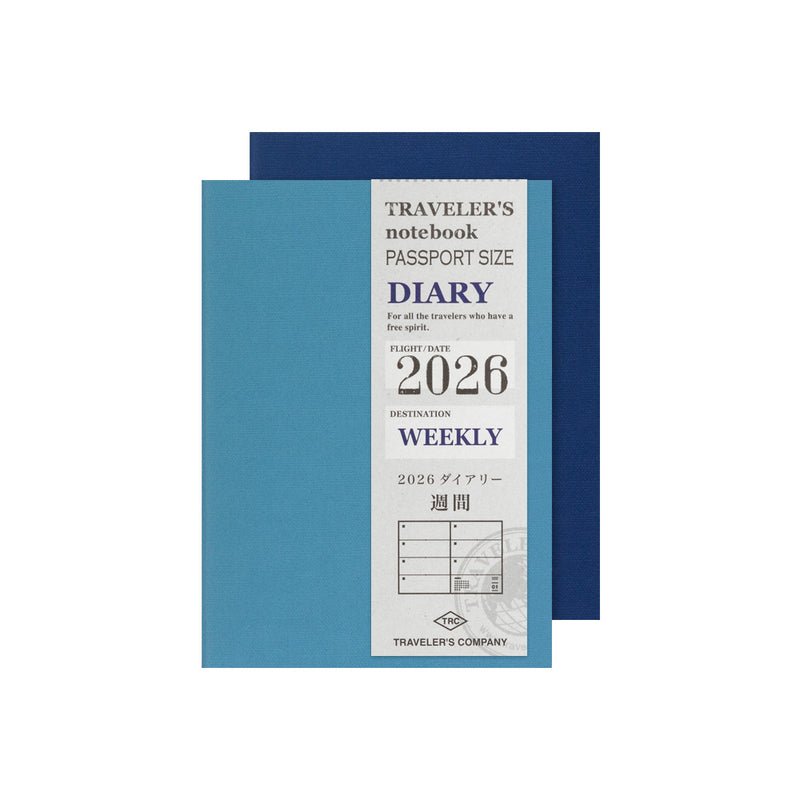 TRAVELER'S notebook - agenda semainier 2026 (passport size) - 