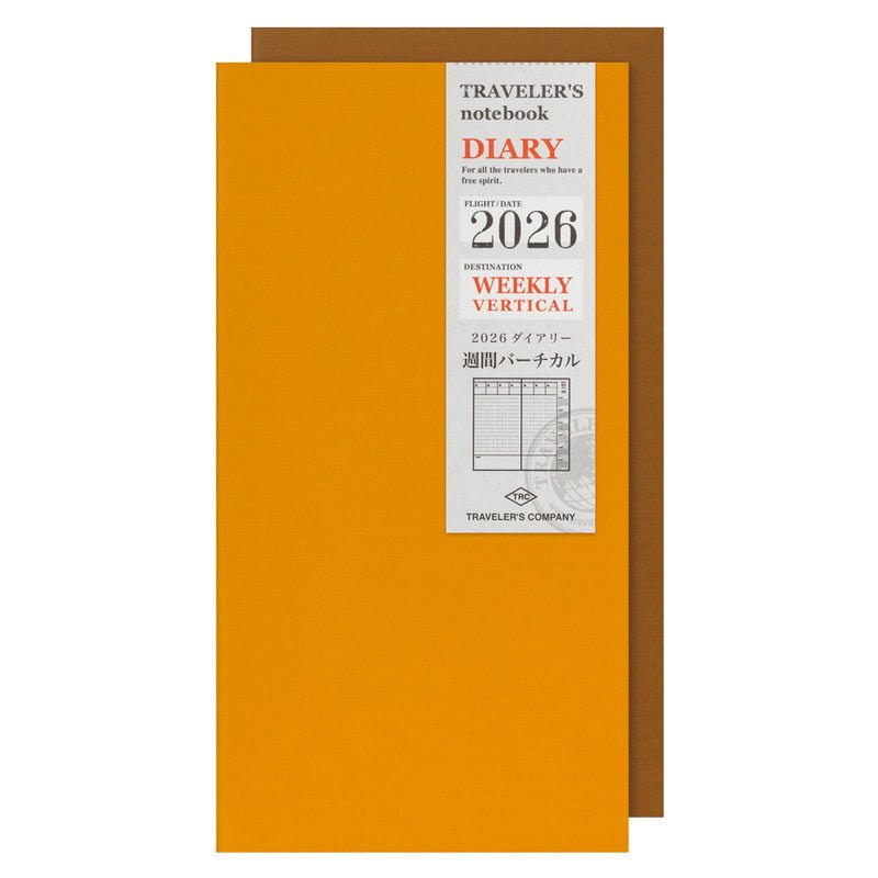 TRAVELER'S notebook - agenda semainier 2026 (regular size) - 