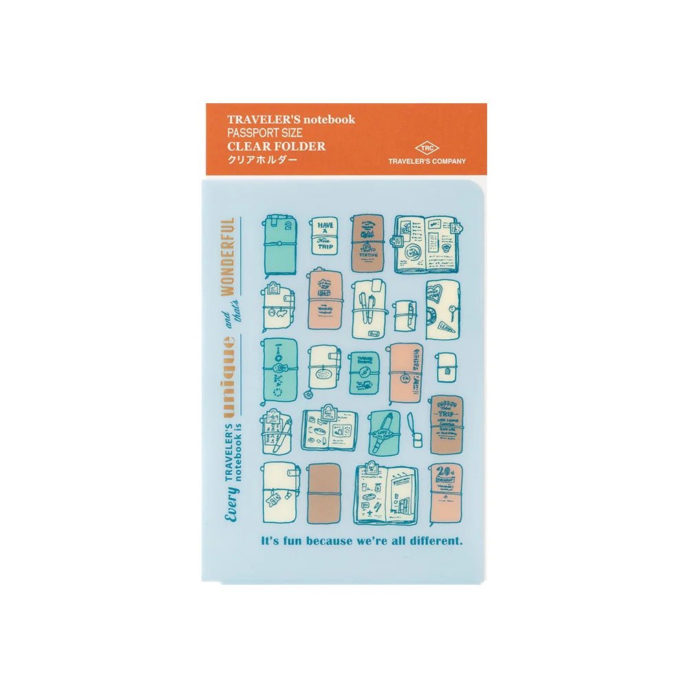 TRAVELER'S notebook - chemise transparente 2027 (passport size) - 