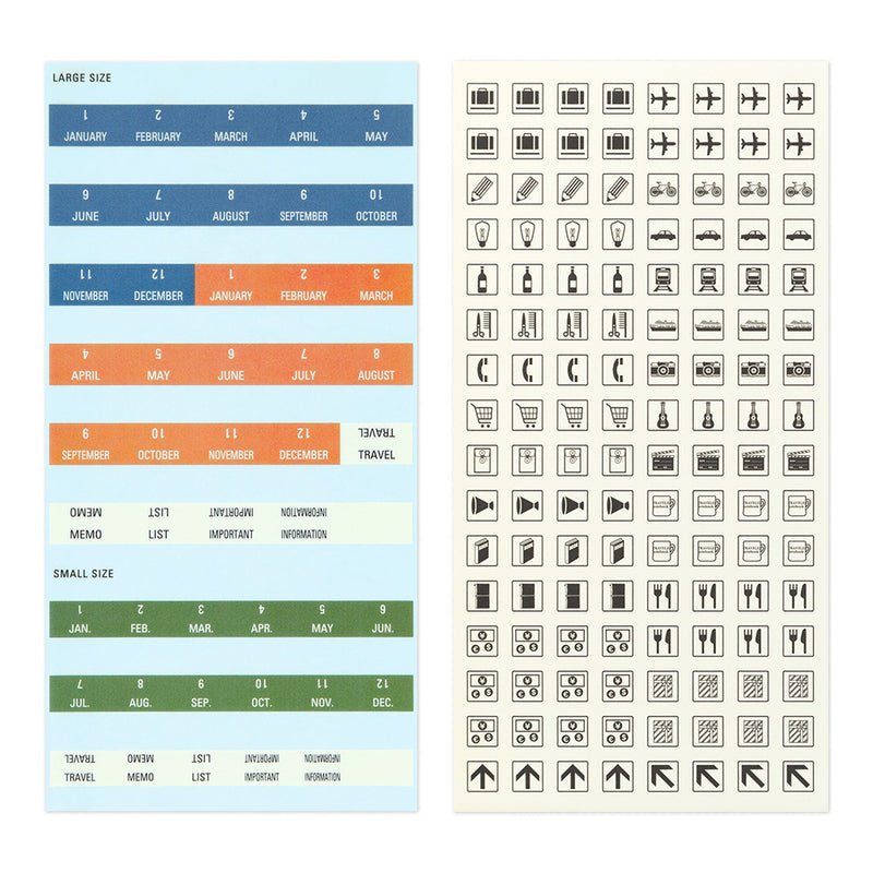 TRAVELER'S notebook - set de stickers 2026 - 
