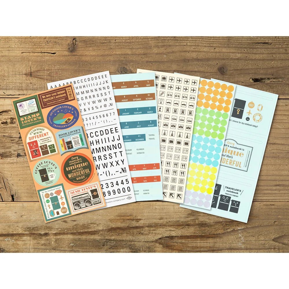 TRAVELER'S notebook - set de stickers 2027 - 