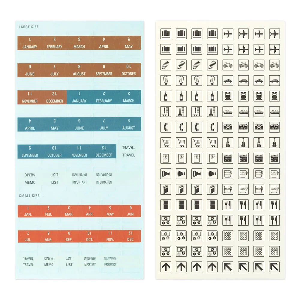 TRAVELER'S notebook - set de stickers 2027 - 