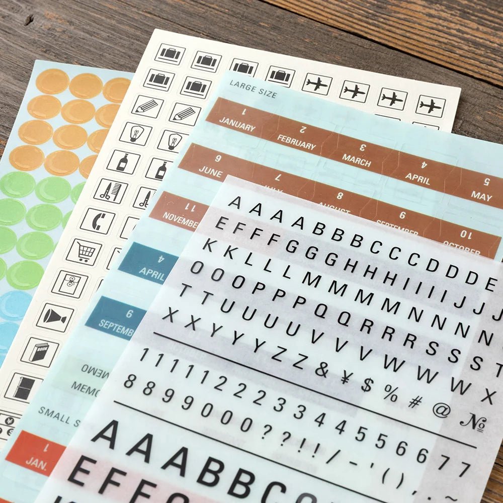 TRAVELER'S notebook - set de stickers 2027 - 