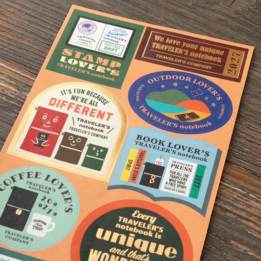 TRAVELER'S notebook - set de stickers 2027 - 
