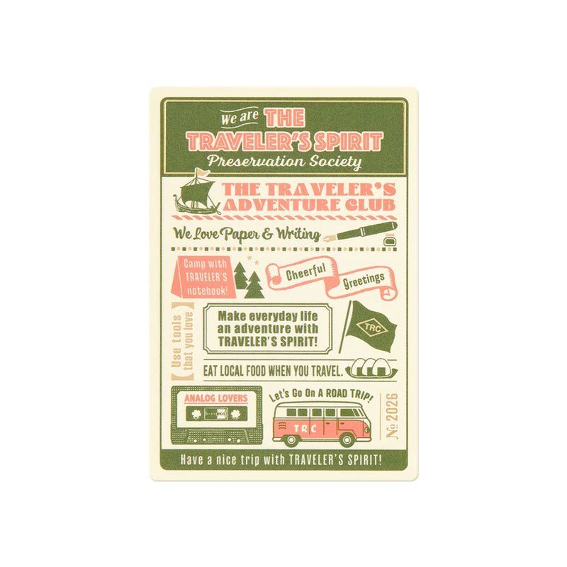 TRAVELER'S notebook - sous - main 2026 (passport size) - 