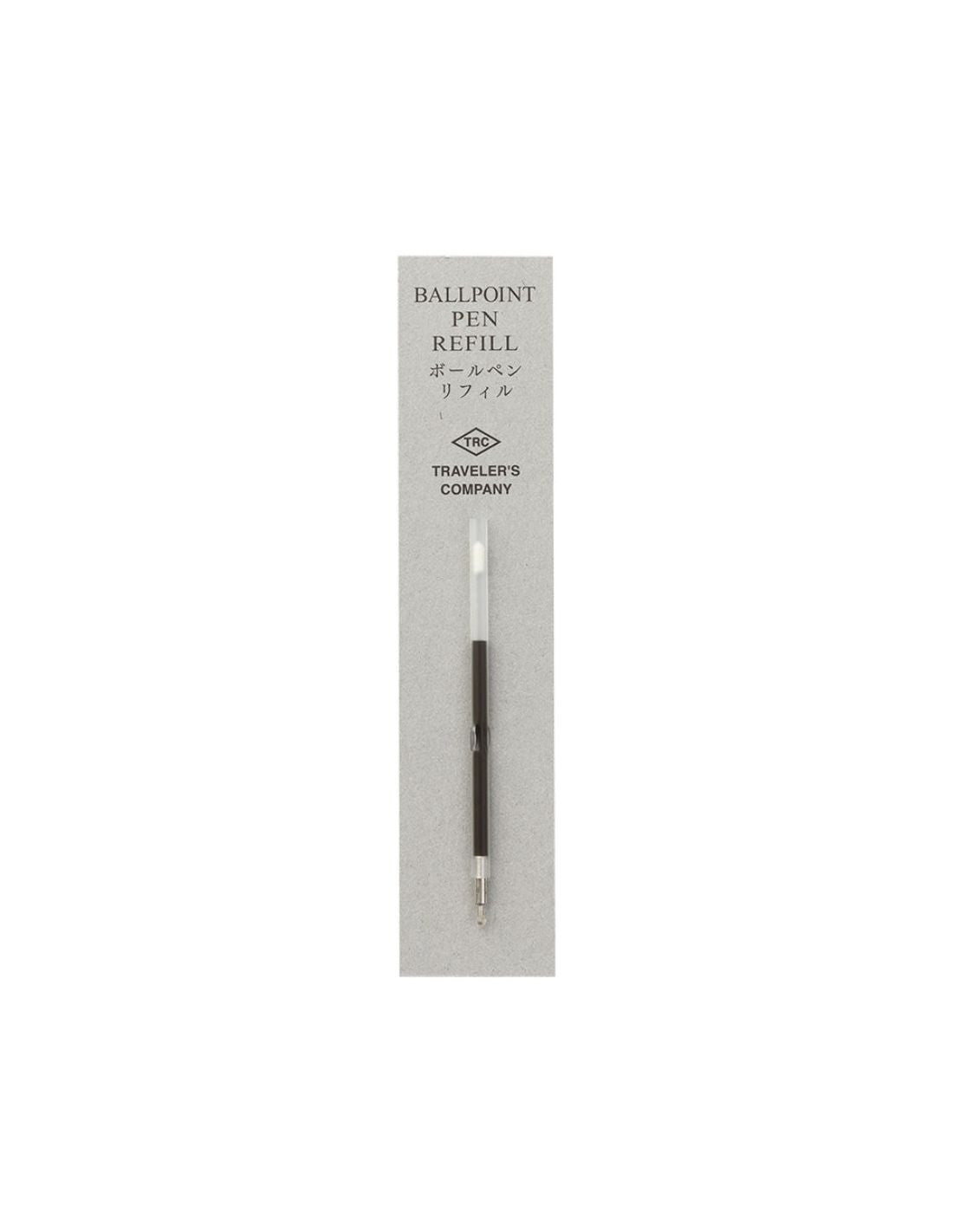TRC BRASS - recharge stylo bille en laiton - TN Passport size / TN Regular size - 0.5 - Noir - 4902805366380