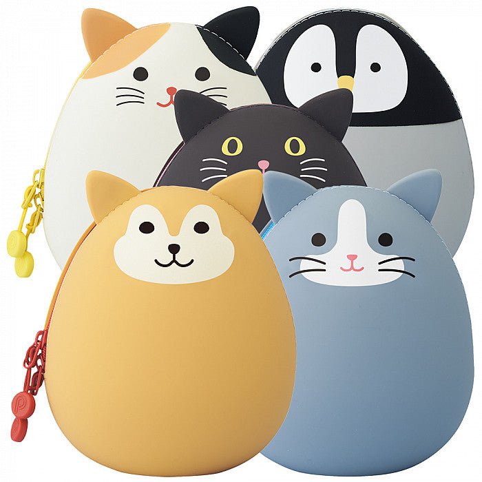 Trousse Oeuf LIHIT LAB Punilabo - Chat Gris - 4903419843083