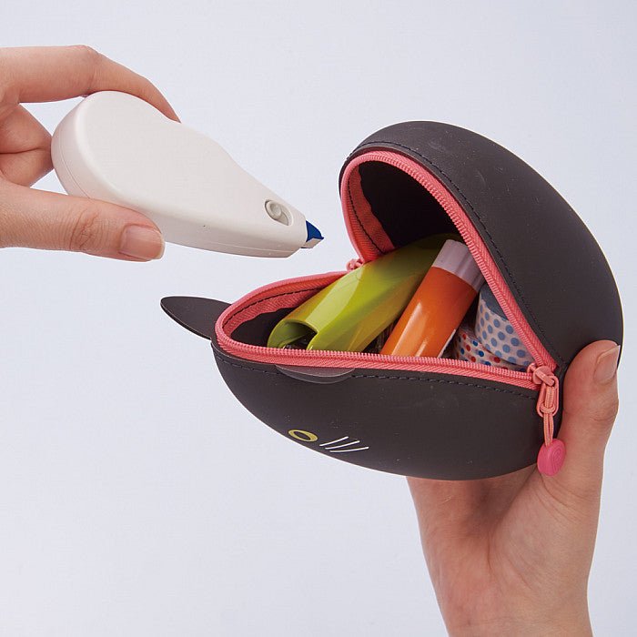 Trousse Oeuf LIHIT LAB Punilabo - Chat Gris - 4903419843083