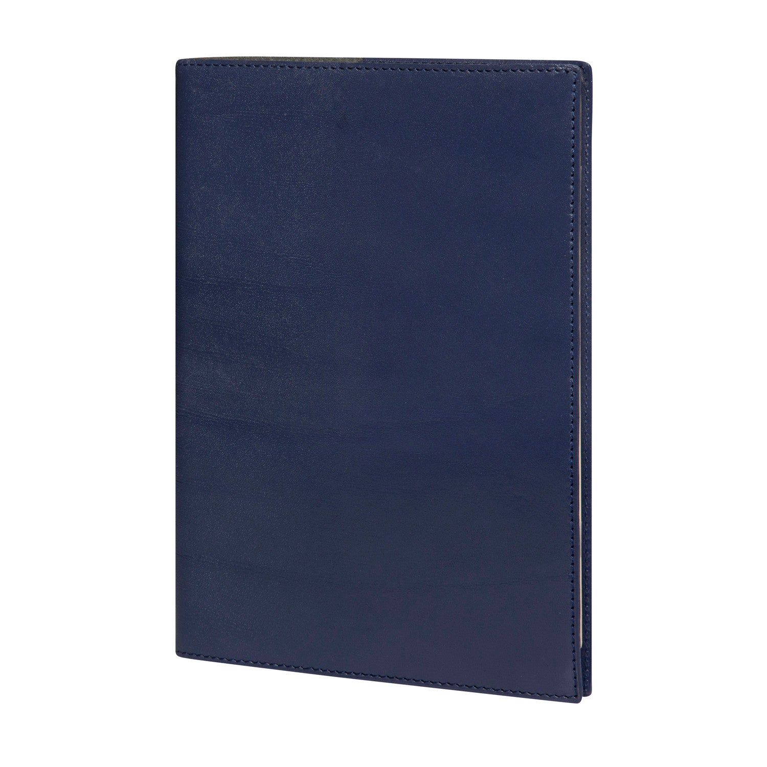 Agenda MIGNON A22 - 16 x 23,2 cm - 1 semaine sur 2 pages - Orientation verticale - Veau Boboli bleu marine