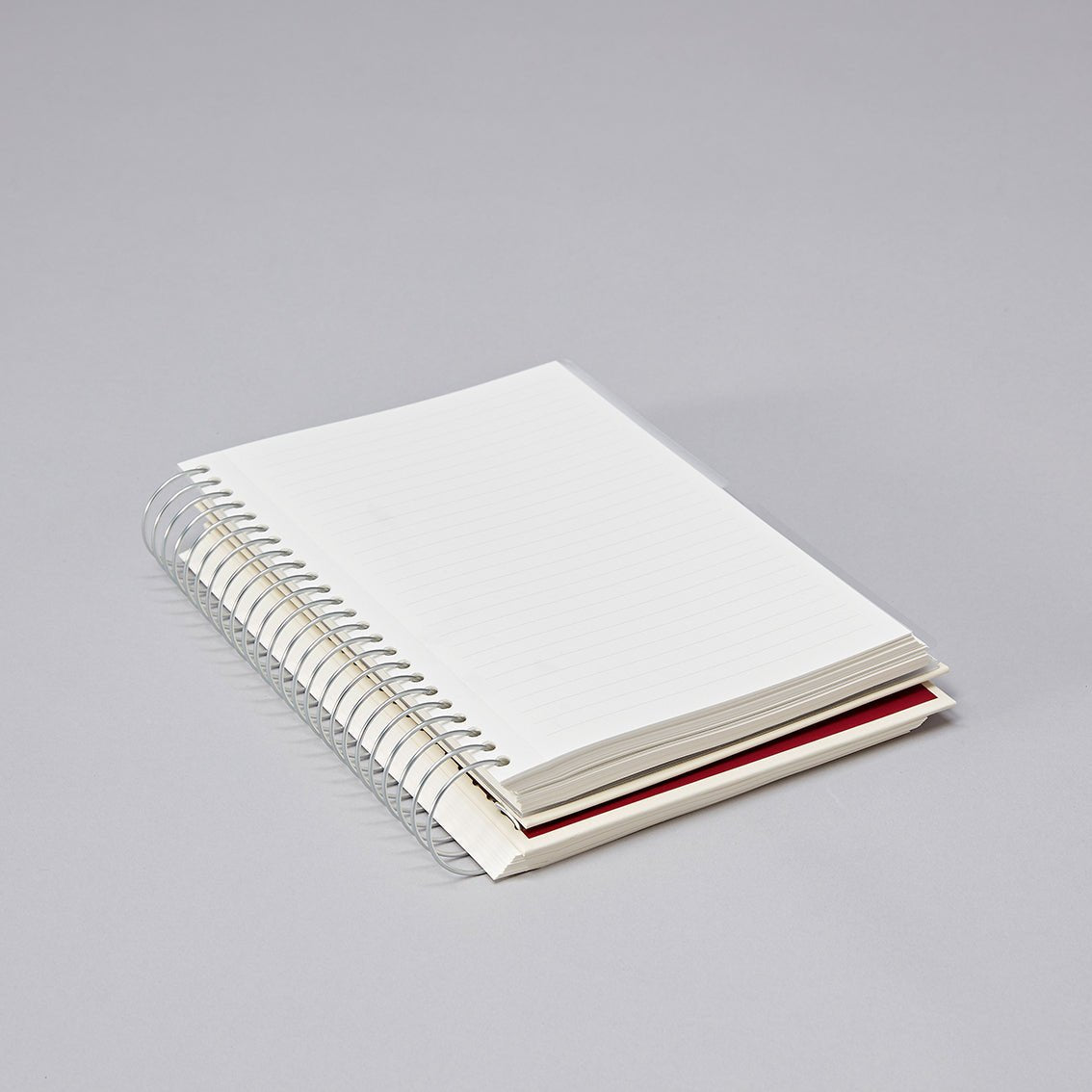 Carnet spiralé SEMIKOLON Mucho - A5 - Ligné/Pointillé/Uni - Azzurro -