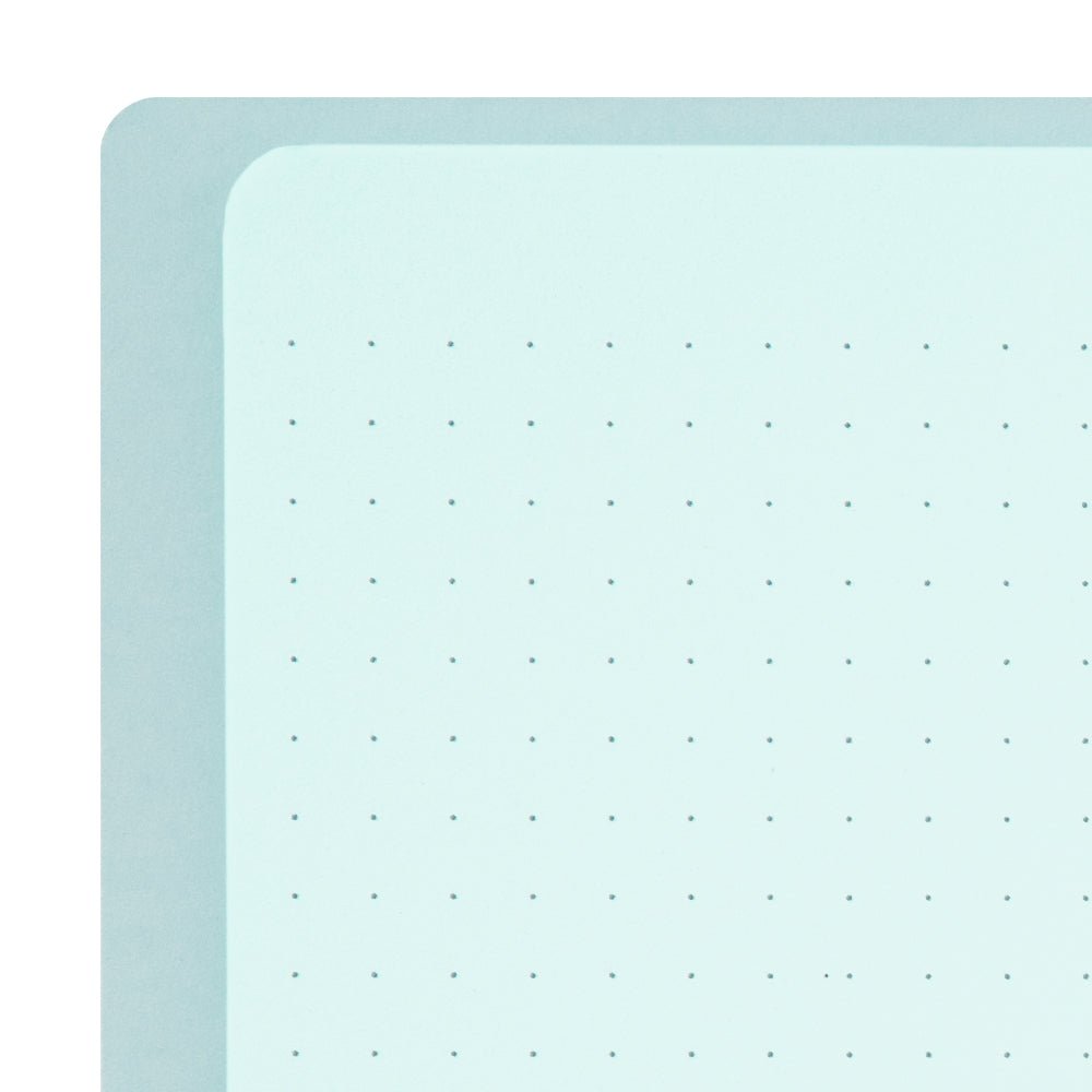 Midori Note Dot Spirale - A5 - Pointillé - Bleu Ciel - 4902805153348