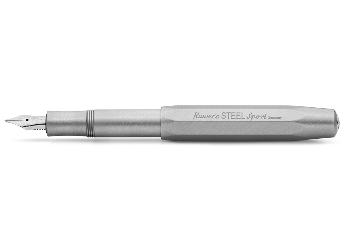Stylo plume KAWECO Steel Sport - Extra-fine (EF) - Acier - 4250278613549