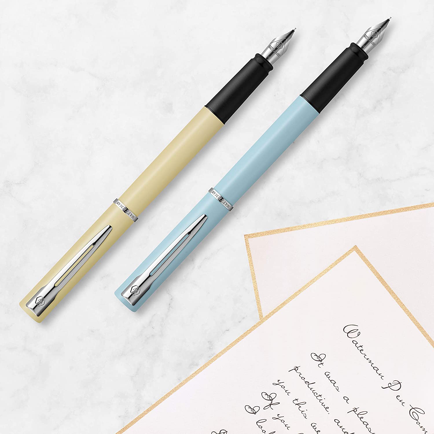 Stylo plume WATERMAN Allure - Fine (F) - Bleu - 3026980681951