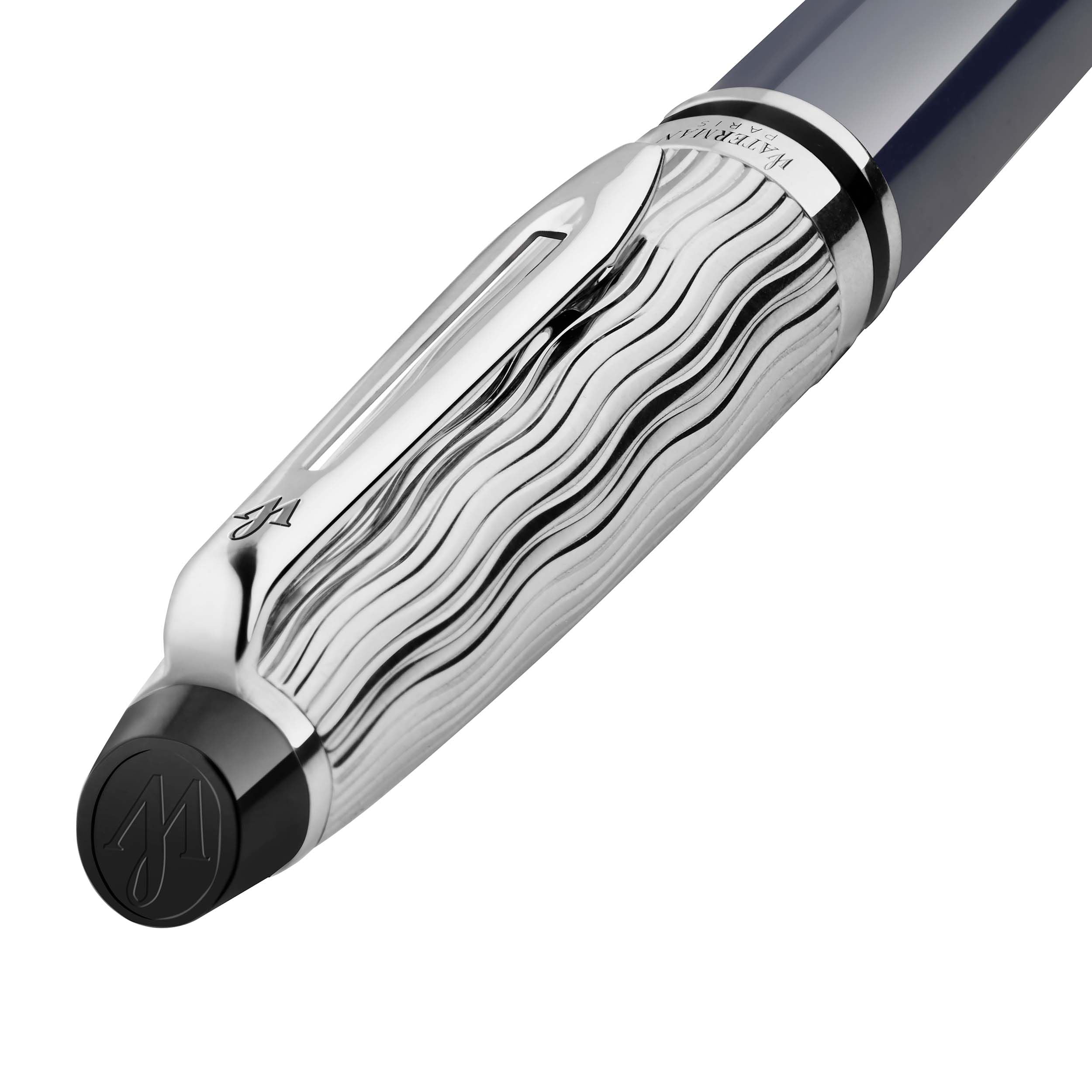 Stylo roller WATERMAN Expert l'Essence du Bleu - Fine (F) - Bleu - 3026981664298